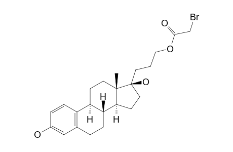 2-Bromoacetic acid 3-[(8R,9S,13S,14S,17R)-3,17-dihydroxy-13-methyl-7,8,9,11,12,14,15,16-octahydro-6H-cyclopenta[a]phenanthren-17-yl]propyl ester