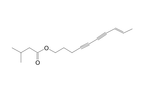 (E)-Deca-8-en-4,6-diyn-1-yl 3-methylbutanoate