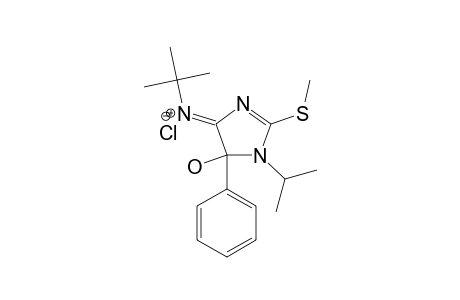 4-(tert-Butylimino)-5-hydroxy-2-(methylthio)-5-phenyl-1-isopropyl-2-imidazoline Hydrochloride