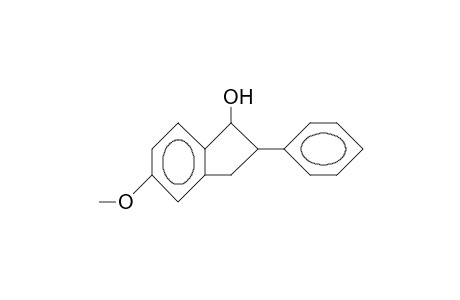 1H-INDEN-1-OL, 2,3-DIHYDRO-5-METHOXY-2-PHENYL-