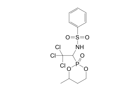 2-(1-Benzenesulfonamido-2,2,2-trichloroethyl)-4-methyl-1,3,2-dioxaphosphorinane 2-oxide