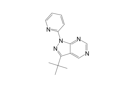 3-Tert-Butyl-1-(pyridin-2-yl)-1H-pyrazolo[3,4-d]pyrimidine