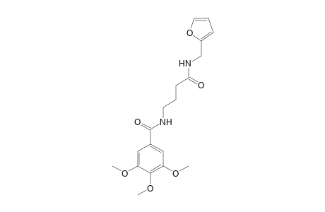 1-Furfurylcarbamoyl-3-(3,4,5-trimethoxybenzamido)propane