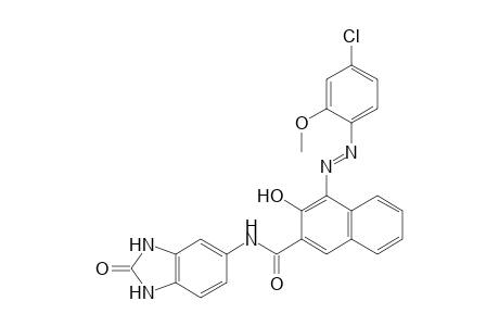 4-Chloro-o-anisidine>3-hydroxy-N-(2-oxy-5-benzimidazolinyl)-2-naphthamide
