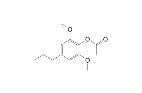 2,6-dimethoxy-4-propylphenol, acetate