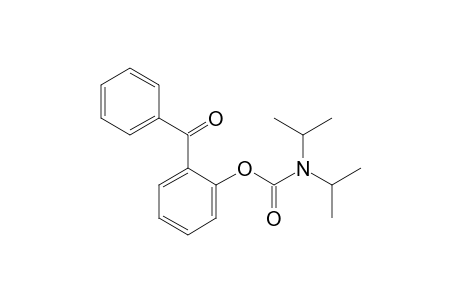 2-Benzoylphenyl-N,N-diisopropylcarbamate