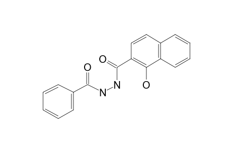 2-Naphthalenecarboxylic acid, 1-hydroxy-, 2-benzoylhydrazide