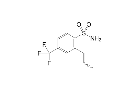 2-(Prop-1-en-1-yl)-4-(trifluoromethyl)benzenesulfonamide