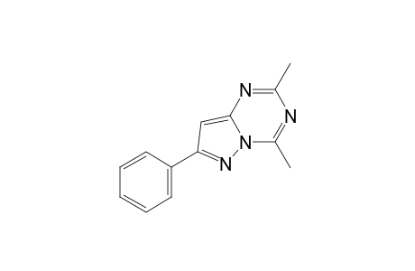 2,4-dimethyl-7-phenylpyrazolo[1,5-a]-s-triazine