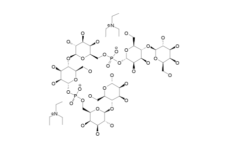 #11;beta-D-Galactopyranosyl-(1->4)-alpha-D-mannopyranoside-[6-beta-D-galactopyranosyl-(1->4)-alpha-D-mannopyranosyl-phosphate-6-[beta-D-galactopyranosyl-(1->4)