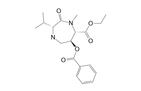 (6S,7S)-6-BENZOYLOXY-7-ETHOXYCARBONYL-3-ISOPROPYL-1-METHYL-1,4-DIAZEPAN-2-ONE