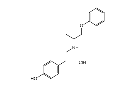 p-[2-[(1-methyl-2-phenoxyethyl)amino]ethyl]phenol, hydrochloride