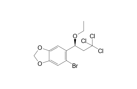 5-bromo-6-[(1S)-3,3,3-trichloro-1-ethoxy-propyl]-1,3-benzodioxole