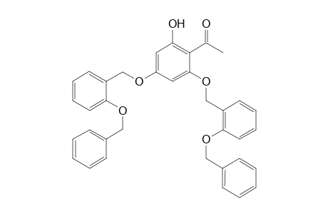 1-{2,4-bis[2-(Benzyloxy)benzyl]-6-hydroxyphenyl}ethanone