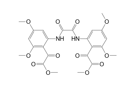 Benzeneacetic acid, 2,2'-[(1,2-dioxo-1,2-ethanediyl)diimino]bis[4,6-dimethoxy-.alpha.-oxo-, dimethyl ester