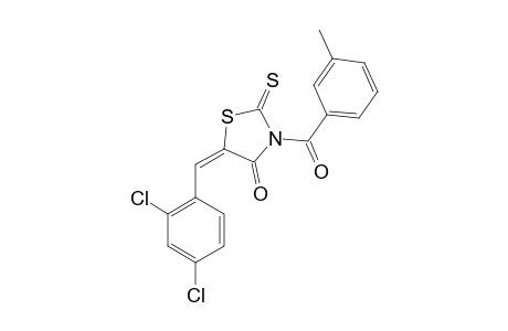 5-(2,4-Dichlorobenzylidene)-3-(m-toluoyl)rhodanine