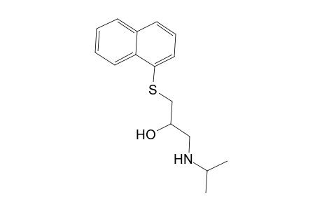 2-Propanol, 1-(isopropylamino)-3-(1-naphthylthio)-