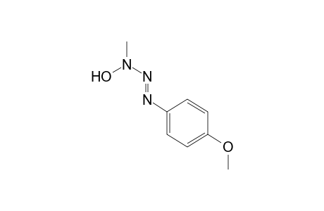 3-hydroxy-1-(p-methoxyphenyl)-3-methyltriazene
