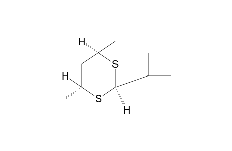 cis-4,trans-6-DIMETHYL-2-ISOPROPYL-m-DITHIANE