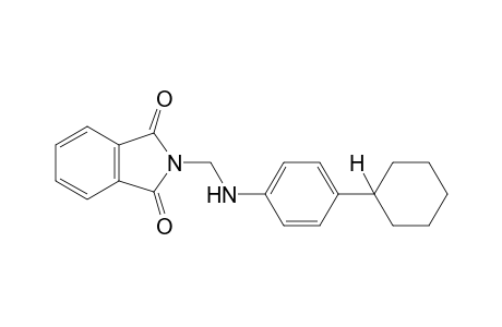 N-[(p-cyclohexylanilino)methyl]phthalimide