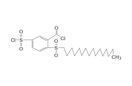 5-(chlorosulfonyl)-2-(hexadecylsulfonyl)benzoyl chloride