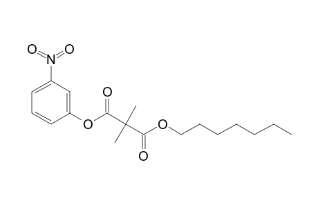 Dimethylmalonic acid, heptyl 3-nitrophenyl ester