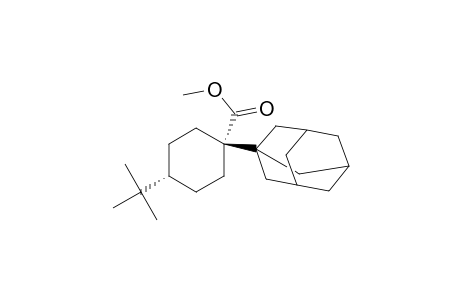 Cyclohexanecarboxylic acid, 4-(1,1-dimethylethyl)-1-tricyclo[3.3.1.1(3,7)]dec-1-yl-, methyl ester, cis-