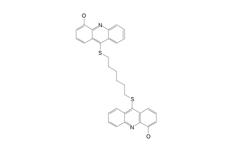 9,9'-(1'',6''-DITHIAHEXYL)-BIS-(4-HYDROXY-ACRIDINE)