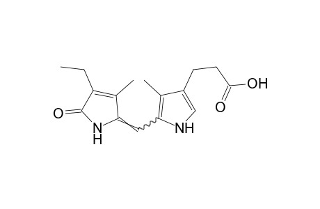 5-[(4-ethyl-3-methyl-5-oxo-3-pyrrolin-2-ylidene)methyl]-4-methyl-3-pyrrolepropionic acid