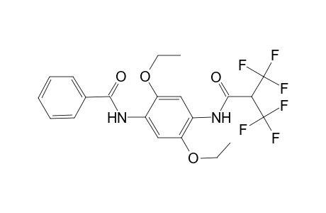 benzamide, N-[2,5-diethoxy-4-[[3,3,3-trifluoro-1-oxo-2-(trifluoromethyl)propyl]amino]phenyl]-
