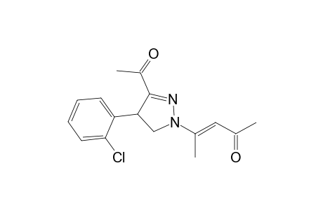 4-[3-Acetyl-4-(2-chlorophenyl)-2-pyrazolin-1-yl]pent-3-en-2-one