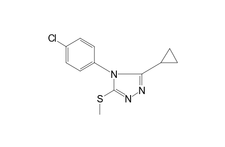 4-(p-chlorophenyl)-3-cyclopropyl-5-(methylthio)-4H-1,2,4-triazole