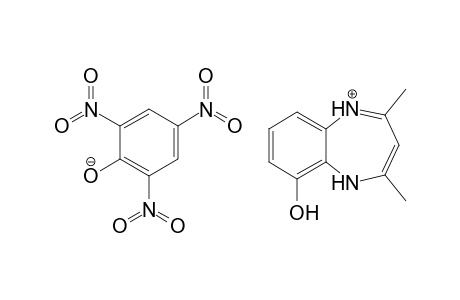 6-Hydroxy-2,4-dimethyl-5H-benzo[b][1,4]diazepin-1-ium picrate