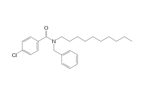 Benzamide, 4-chloro-N-benzyl-N-decyl-