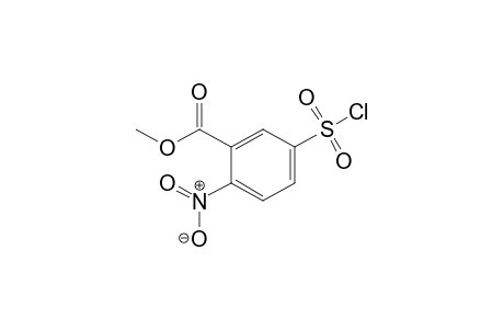 Benzoic acid, 5-(chlorosulfonyl)-2-nitro-, methyl ester