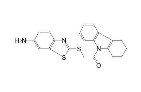 6-benzothiazolamine, 2-[[2-oxo-2-(1,2,3,4-tetrahydro-9H-carbazol-9-yl)ethyl]thio]-