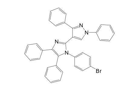 4-(1-(4-Bromophenyl)-4,5-diphenyl-1H-imidazol-2-yl)-1,3-diphenyl-1H-pyrazole