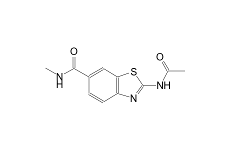 2-(acetylamino)-N-methyl-1,3-benzothiazole-6-carboxamide