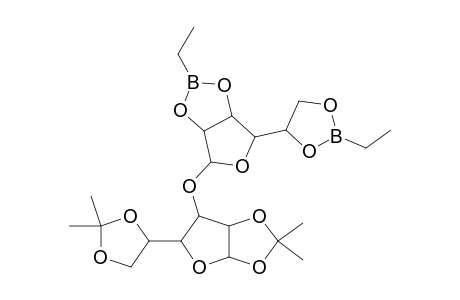 beta-D-MANNOFURANOSIDE, 2,3:5,6-BIS-O-(ETHYLBORANDIYL)-1,2:5,6-DI-O-ISOPROPYLIDENEGULOFURANOSYL-