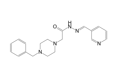 1-piperazineacetic acid, 4-(phenylmethyl)-, 2-[(E)-3-pyridinylmethylidene]hydrazide