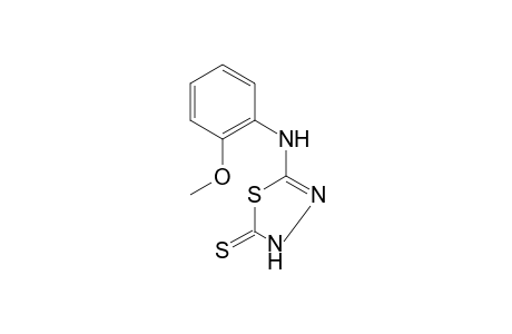 2-(o-methoxyanilino)-delta^2-1,3,4-thiadiazoline-5-thione