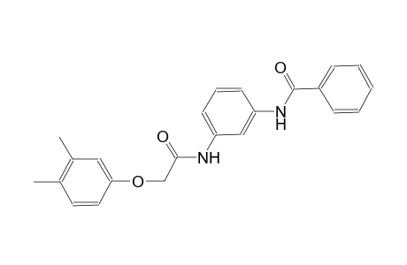 N-(3-{[2-(3,4-dimethylphenoxy)acetyl]amino}phenyl)benzamide