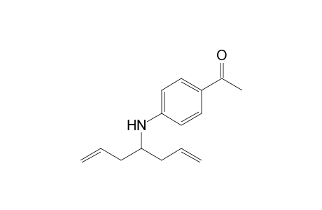 N-(1-Allyl-3-butenyl)-N-(p-acetylphenyl)amine
