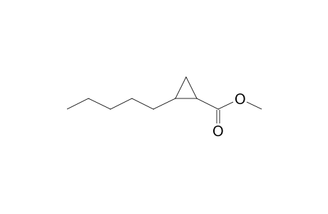 Methyl 2-pentylcyclopropanecarboxylate