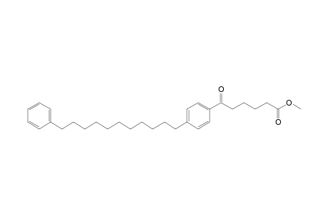 Methyl 6-oxo-6-[4-(11-phenylundecyl)phenyl]hexanoate