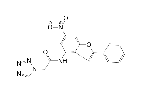 1H-tetrazole-1-acetamide, N-(6-nitro-2-phenyl-4-benzofuranyl)-