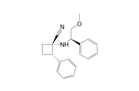 (1S,2S)-1-[[(1R)-2-methoxy-1-phenyl-ethyl]amino]-2-phenyl-cyclobutane-1-carbonitrile