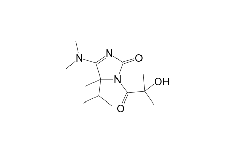 5-(DIMETHYLAMINO)-3,4-DIHYDRO-4-ISOPROPYL-4-METHYL-3-(2-HYDROXY-2-METHYLPROPANOYL)-2H-IMIDAZOL-2-ONE