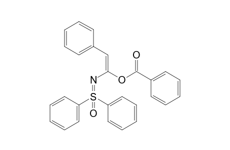 (E)-N-(2-Phenylvinyl-2-benzoyloxy)-S,S-diphenylsulfoximine