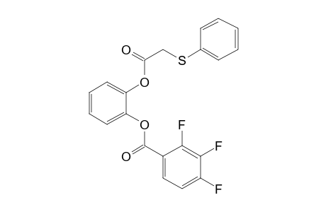 1,2-Benzenediol, o-phenylthioacetyl-o'-(2,3,4-trifluorobenzoyl)-